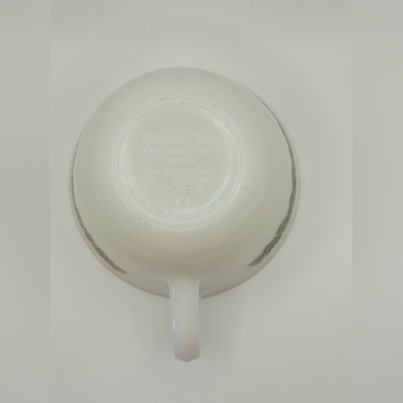 Vintage Pyrex Crazy Daisy Spring Blossom Green Milk Glass Cups Set of 6! - Picture 10 of 16